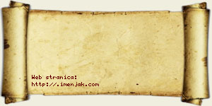 Jefimija Glidžić vizit kartica